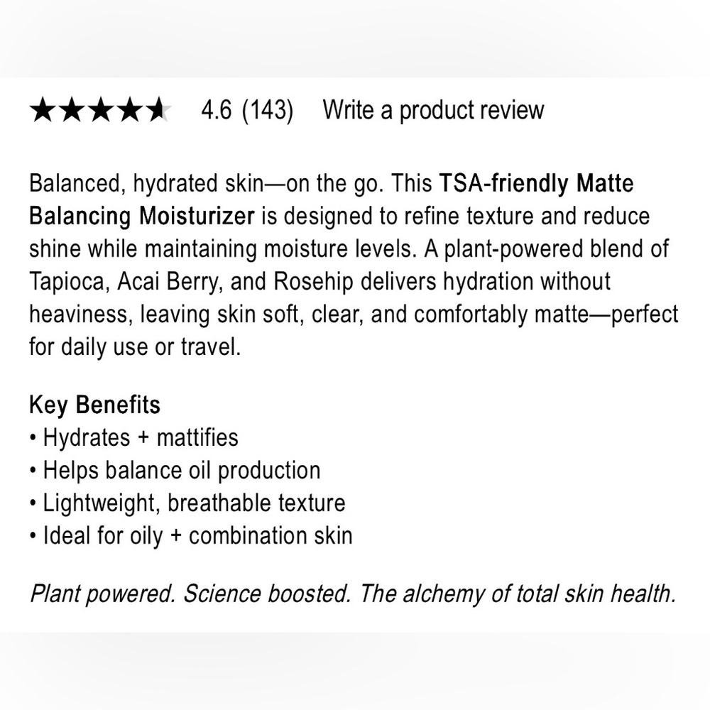 Grown Alchemist Matte Balancing Moisturizer 12 ML New - Picture 7 of 7